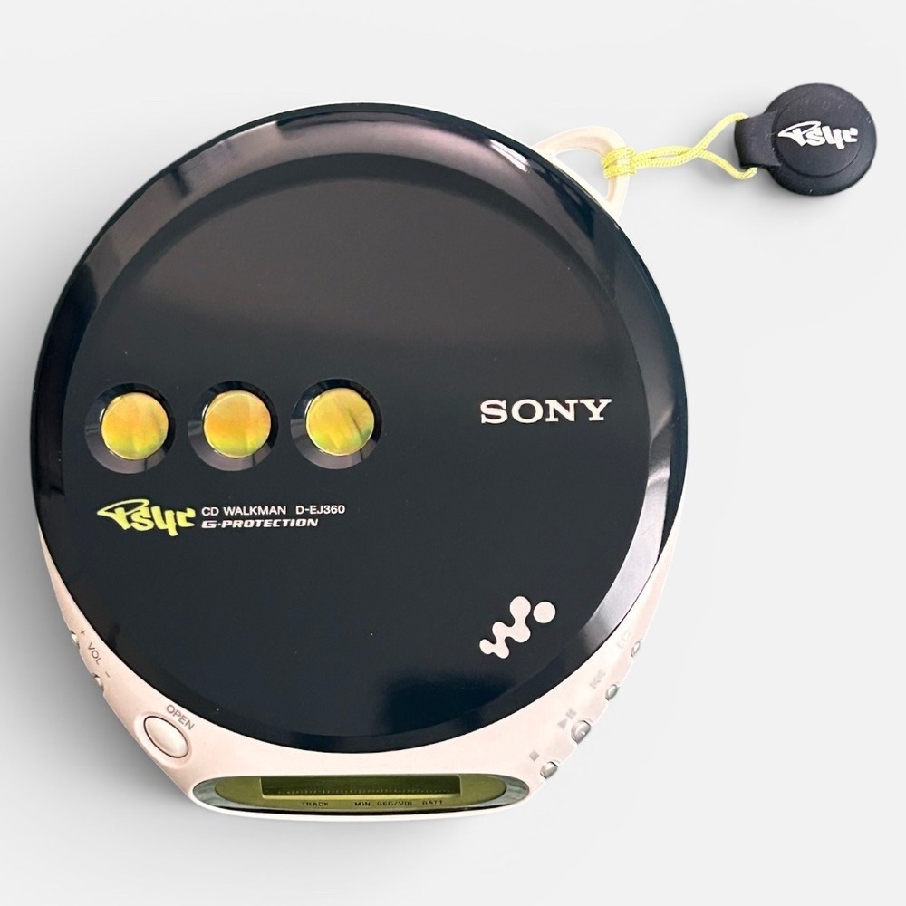 Sony Psyc D-EJ360 Portable CD Walkman G-Protection Tested Works Near Mint